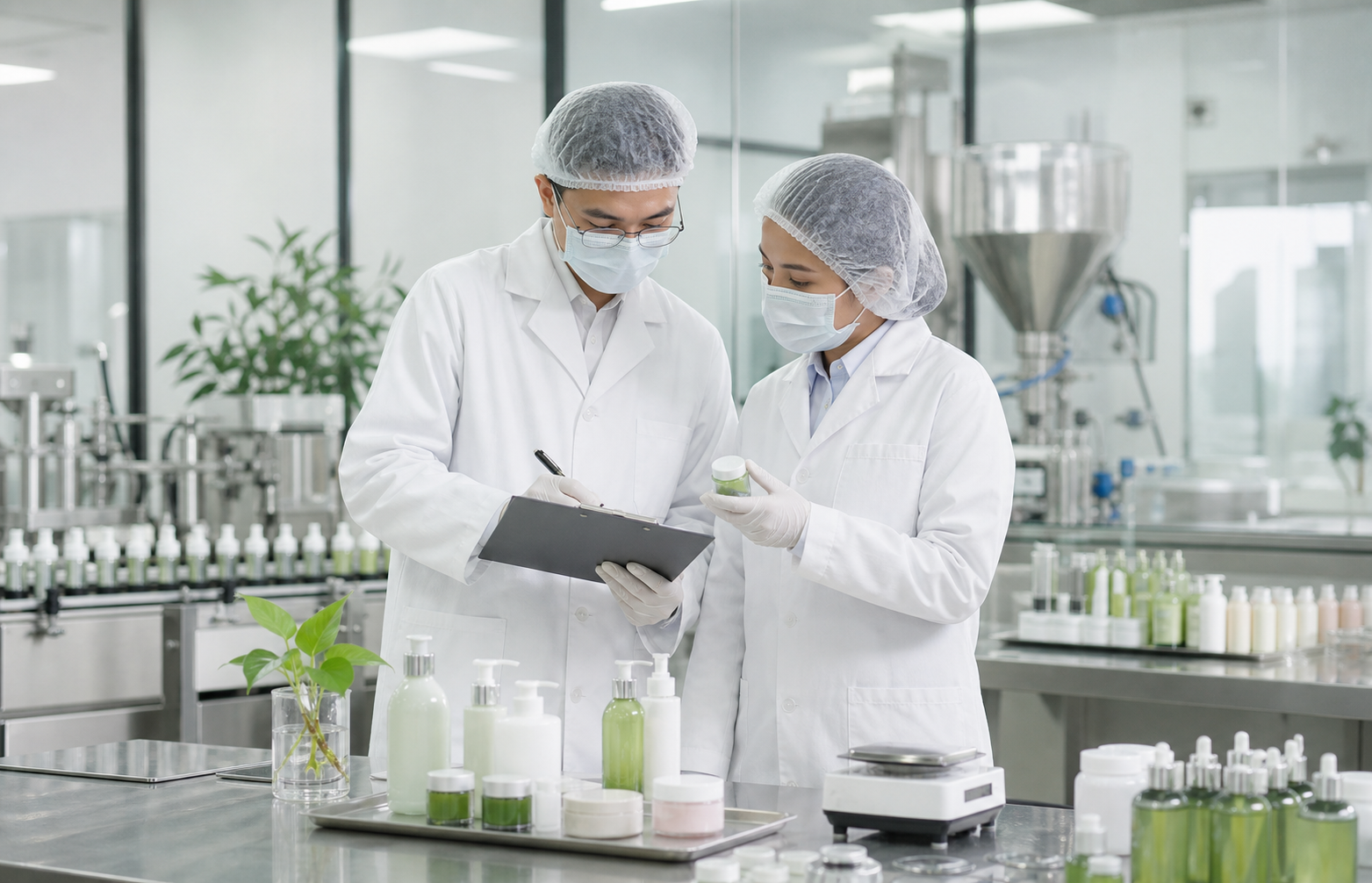 Cosmetics manufacturing facility and quality-control checklist for choosing a cosmetics manufacturer in China