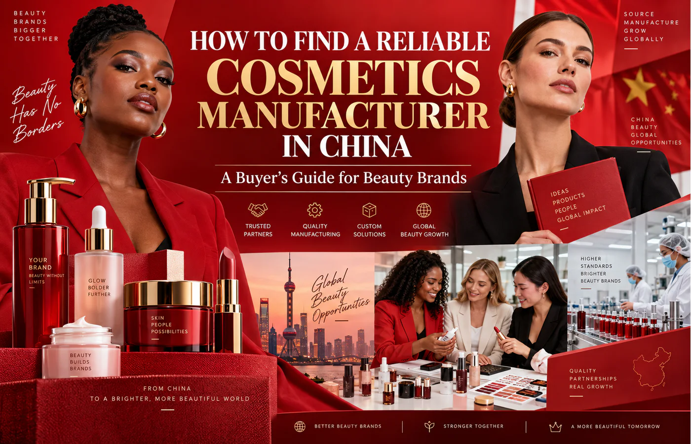 How to find a reliable cosmetics manufacturer in China for OEM ODM and private label beauty brands