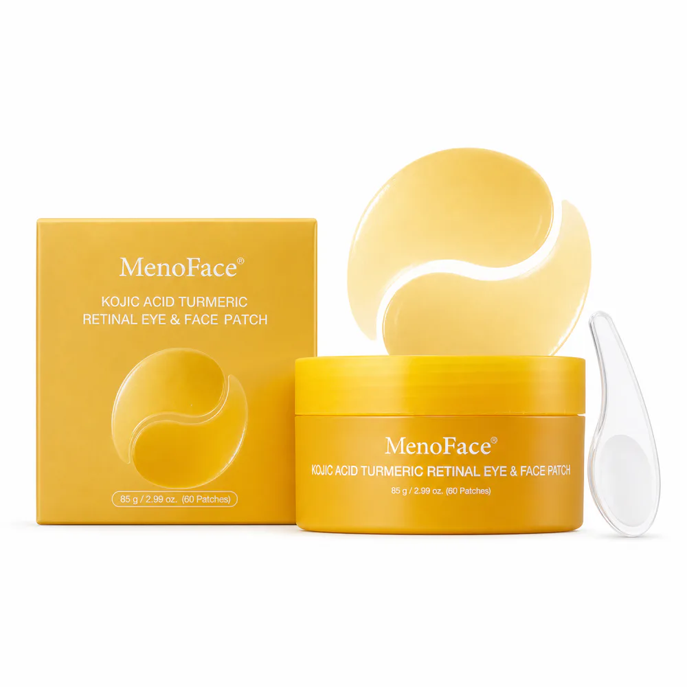 PDRN Glycyrrhizic Acid Turmeric Collagen Eye Mask private label product on a white background