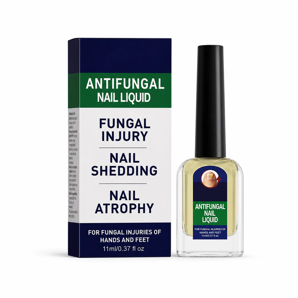 1% Tolnaftate Antifungal Nail Solution private label product on a white background