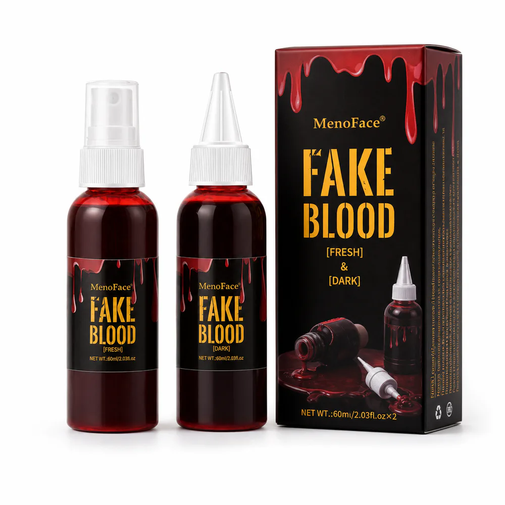 Halloween Fake Blood Spray Set private label product on a white background