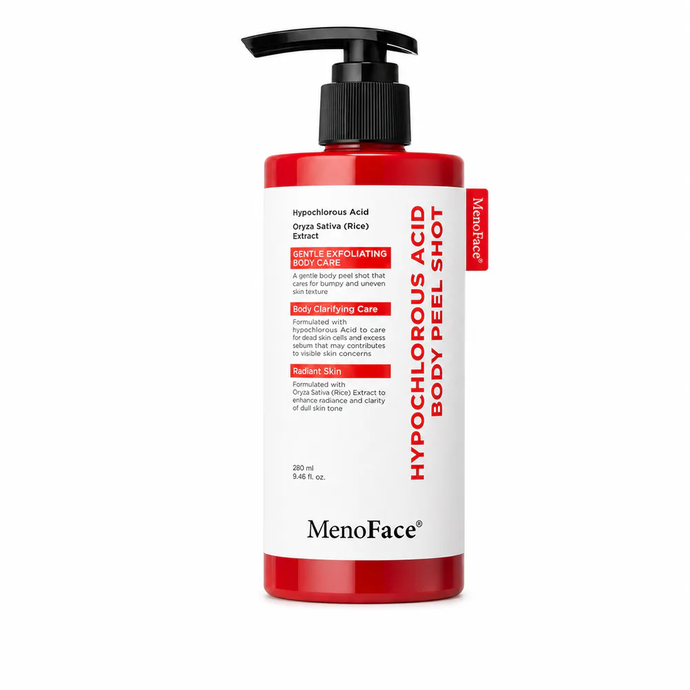 Exfoliating Body Serum private label product on a white background