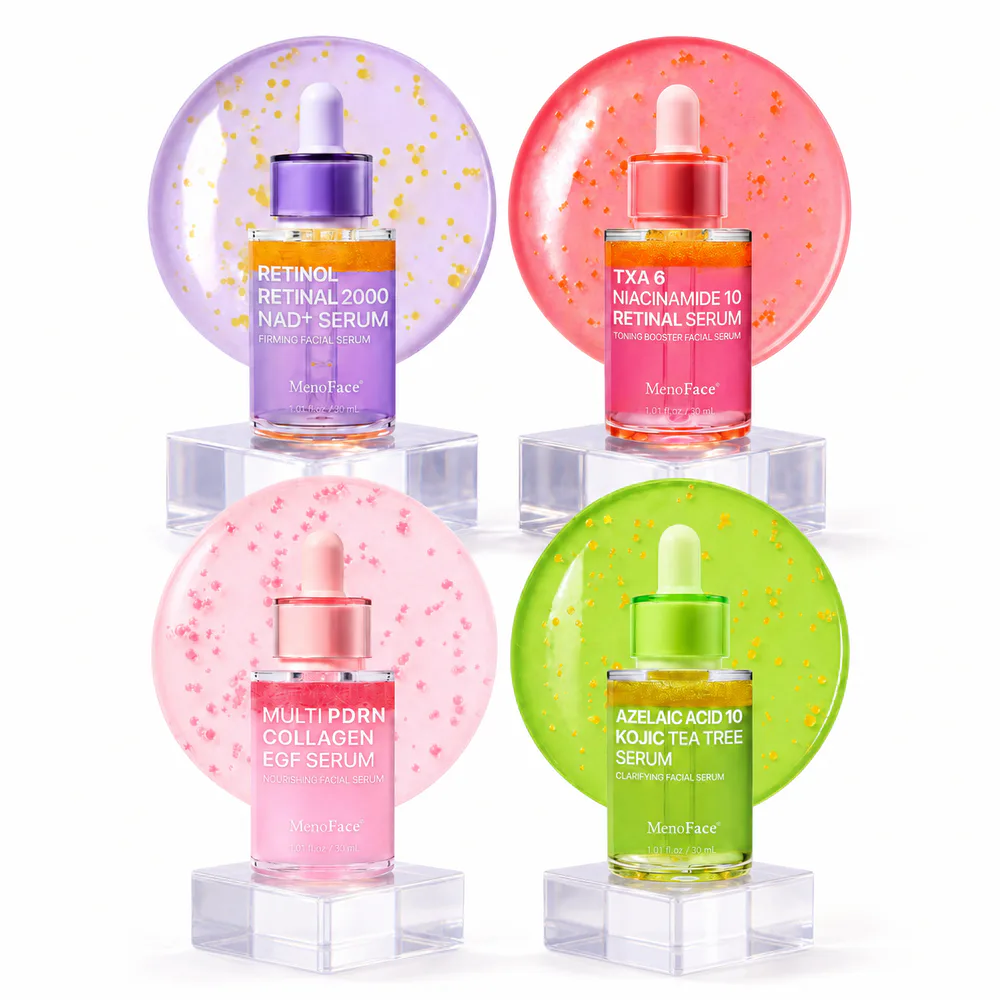 Bi-Phase Retinol Anti-Wrinkle Facial Serum private label product on a white background