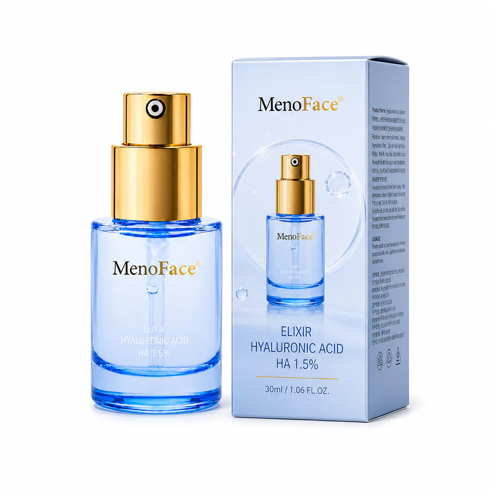Hyaluronic Acid Facial Serum private label product on a white background