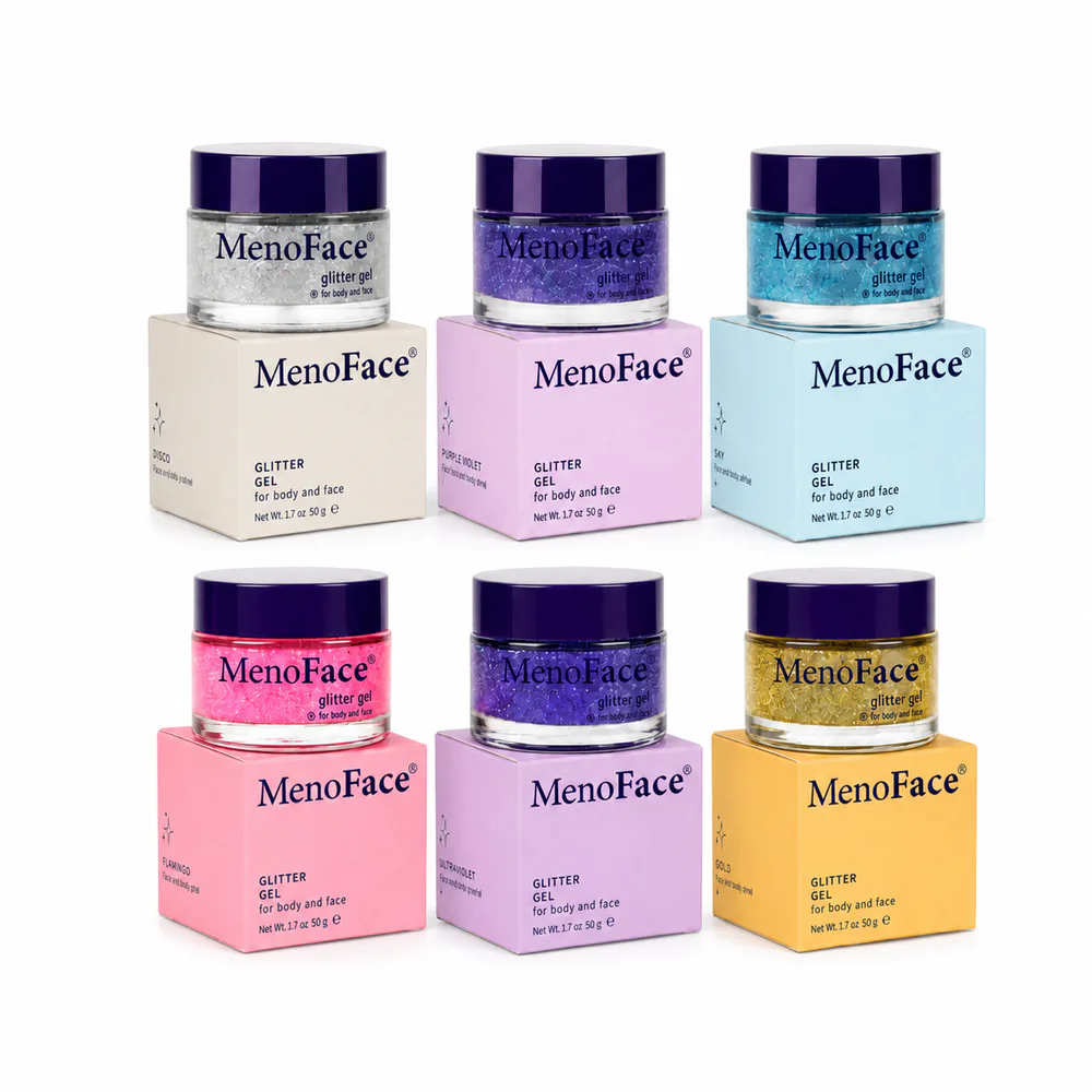 Halloween Body and Face Glitter Gel Set private label product on a white background