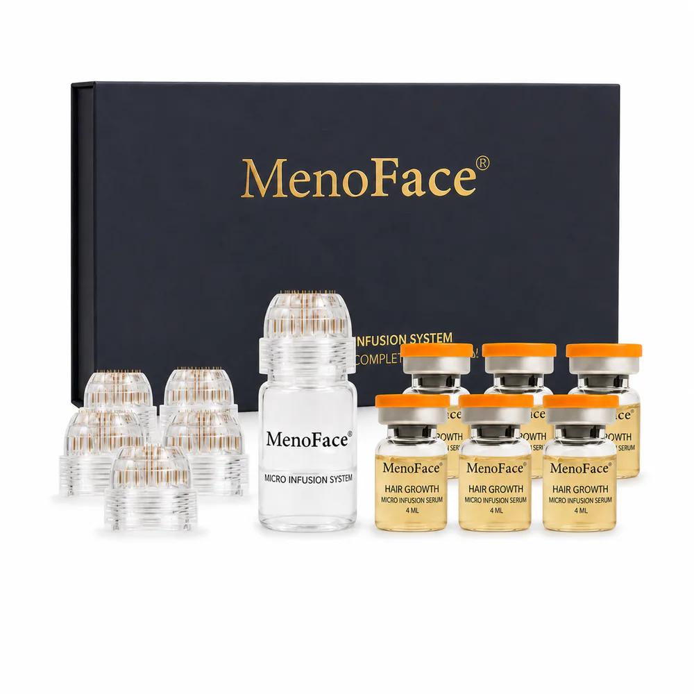 Microneedle Hair Growth Kit private label product on a white background