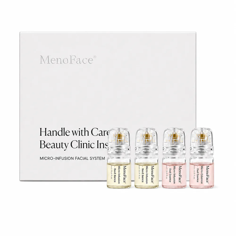 Facial Micro-Infusion Serum Kit private label product on a white background
