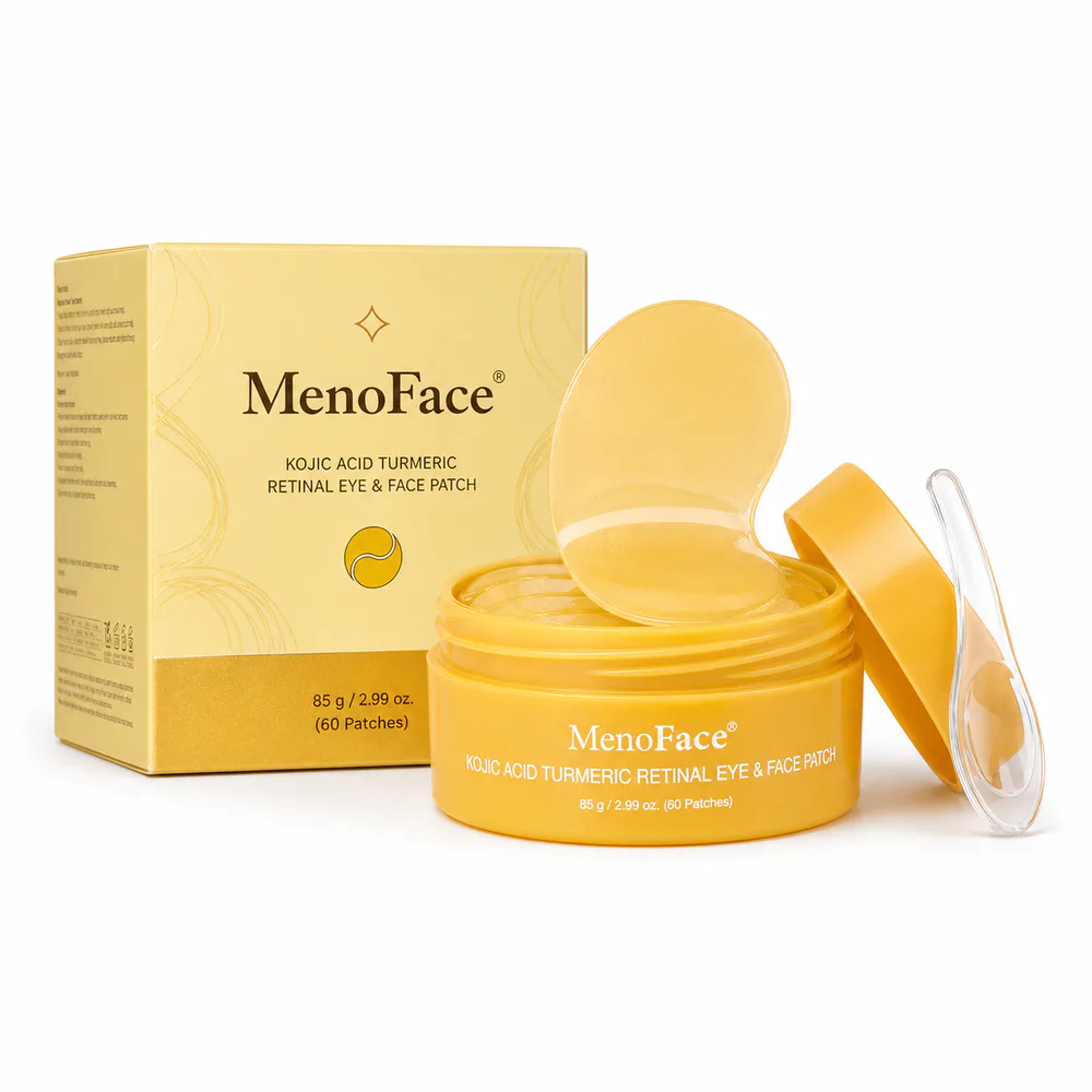 PDRN Glycyrrhizic Acid Turmeric Collagen Eye Mask private label product on a white background