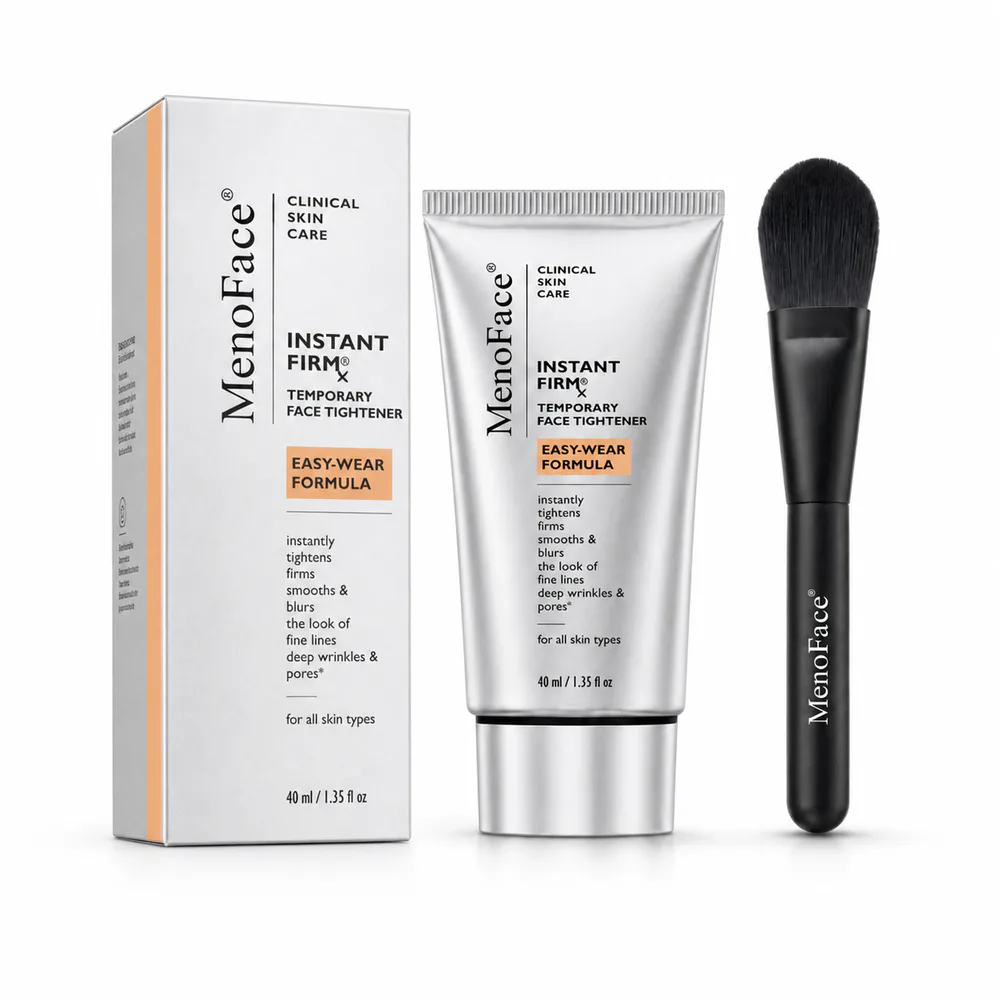 Instant Face and Eye Tightening Cream Kit private label product on a white background