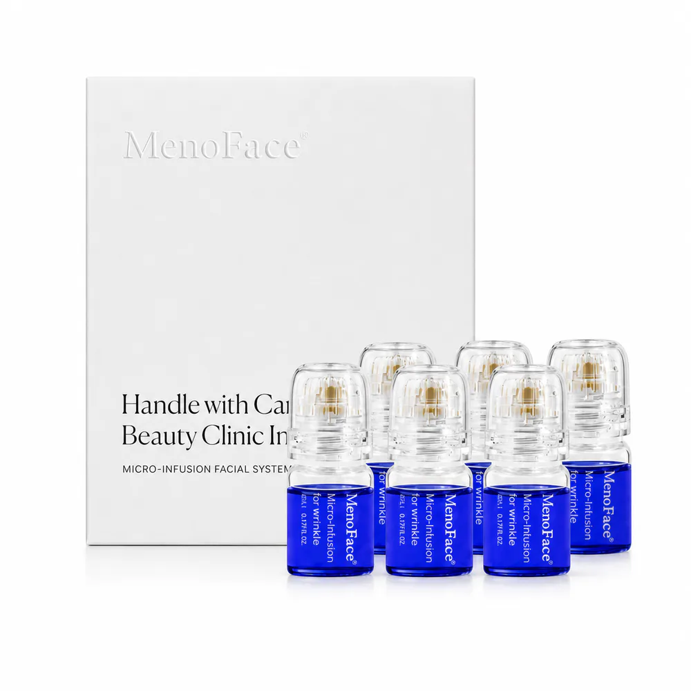 Facial Micro-Infusion Serum Kit private label product on a white background