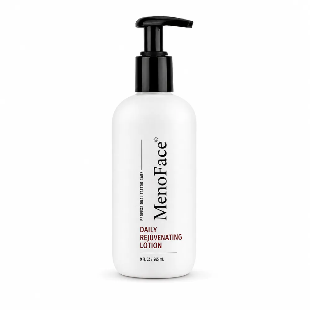 Tattoo Aftercare Body Lotion private label product on a white background